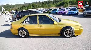 Proton iswara aeroback stance v2. Exhaust Bintang Saga Aeroback Koi Stance Youtube