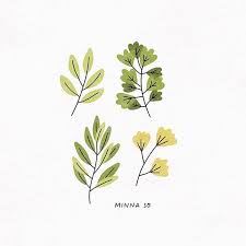 I Love Plants What Is Your Favorite Plant Let Me Know And I Will Try To Draw It You Can Follow Me At Min Leaf Drawing Plant Illustration Aesthetic Drawing
