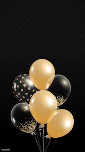 Elegant Black And Gold Balloon Arch Elegant Balloons Design Vector On Black Background Free Image By Rawpixel Com Kappy Kappy In 2020 Black And Gold Balloons Balloons Balloon Design