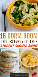 16 Quick Easy Recipes You Can Make In Your Dorm Room Recipes Quick Easy Meals Dorm Room Food