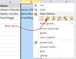 Excel Changing Capital Letters To Sentence Case Excel Tips Harlow Bishop S Stortford Essex Hertfordshire Easykey