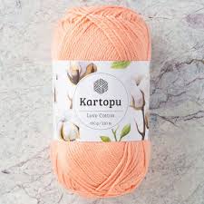 Kartopu Love Cotton Yarn Vermillion K218 Hobiumyarns Yarn Cotton Yarn Cotton