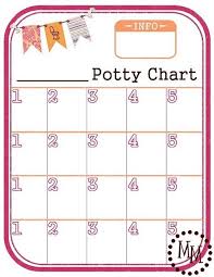 Download a free printable potty chart to help reward the necessary behaviors when teaching children. Potty Training Chart Free Printable The Scrap Shoppe Printable Potty Chart Potty Chart Potty Training Chart