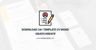 5 contoh cv riwayat hidup yang disukai hrd notepam. 65 Download Template Cv Word Gratis Kreatif Wsm Project