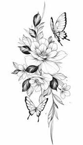 Die tattoo vorlagen bieten den kunden die möglichkeit, eine bessere vorstellung davon zu bekommen, wie die tätowierung auf ihrer haut. 280 Blumen Tattoo Vorlage Ideen In 2021 Blumen Tattoo Vorlage Blumen Tattoo Tattoo Vorlagen