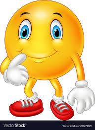 Adorable Imagination Emoticon Thinking Royalty Free Vector Emoticon Thinking Emoticon Happy Cartoon