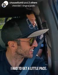 Chase Elliott having some down time fun riding trails!