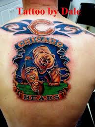 Pin By Marilyn Radikopf On Da Bears Chicago Bears Tattoo Chicago Bears Bear Tattoo