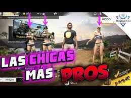 Jugando Con Las Chicas Mas Pros V De Free Fire Youtube