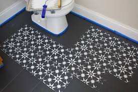 They look unusual and bold, they will make. Tips To Stencil Tile Floors In Your Bathroom The Diy Playbook