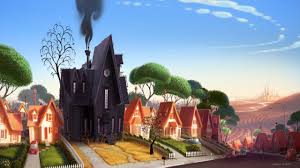 The House Of Gru Environment Design Concept Art Environment Painting