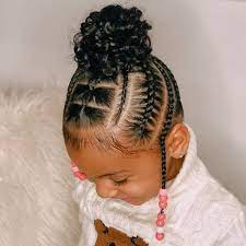 My mother had jet black hair and my father had light brown hair. Sweet Cornrows For Cute Little Girls Curly Craze Toddler Braided Hairstyles Hair Styles Little Girls Natural Hairstyles