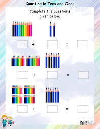 Tens and ones worksheets grade 1 with answers. Tens And Ones Worksheets Grade 1 Preschool Worksheet Gallery