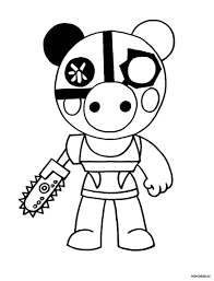 Coloring Pages Roblox Piggy Adopt Me And Others Print For Free Coloring Pages Pokemon Coloring Pages Detailed Coloring Pages