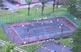 47 Facility Converted To Outdoors Futsal Court Futsal Court Street Soccer Tennis Court