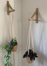 Hanging Planter With Bracket Hanging Wall Planter Hanging Plant Pot Hanging Plant P In 2021 Hanging Wall Planters Hanging Planters Indoor Hanging Plants Indoor