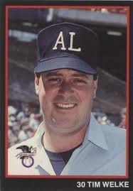 1988 Baseball Umpire card # 55 Tim Welke American League