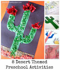 Shop for cactus art from the world's greatest living artists. Desert Themed Preschool Unit Stay At Home Educator Preschool Crafts Cactus Craft Wild West Crafts