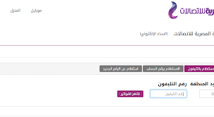 عليك بعد ذلك أن تضغط على خيار ، دفع فاتورة التليفون الأرضي. Jsshtclyb13jbm