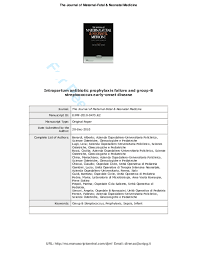 Image result for Group B Streptococcus Prophylaxis