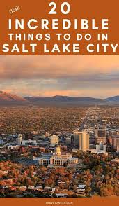 20 Things To Do In Salt Lake City In 2020 Salt Lake City Utah Utah Vacation Salt Lake City Downtown