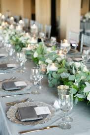 Silver Grey And White Wedding Reception Decor White Weddings Reception Wedding Reception Table Decorations Silver Wedding Reception