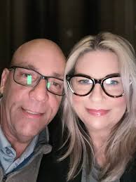 Out for dinner with Robert Mathieson Black & Blue ❤️