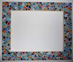 Unfinished wooden frames can be purchased online from ebay, amazon, and the usual suspects. Mosaic Frame Mosaic Frame Mosaic Crafts Mosaic Art