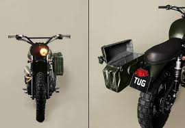 Triumph Scrambler Amazonia Made In Ton Up Garage Overland Magazine Es Motorrad Bastel Ecke Basteln