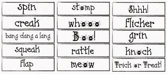 Haunted Onomatopoeia House Song And Games For Halloween Classroom Freebies Halloween Classroom Classroom Freebies Onomatopoeia