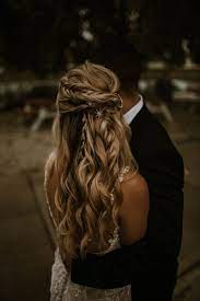 Moody Fall Wedding Styled Shoot Chi Thee Wed Wedding Hair Half Wedding Hair Down Braided Hairstyles For Wedding