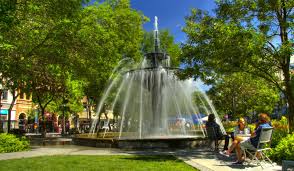 Gore Park Fountain Hamilton Ontario Canada North Hamilton Ontario Largest Countries