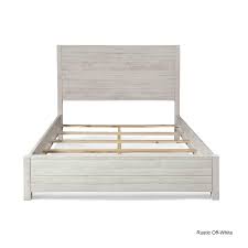 A bed frame is a simple way. Montauk Solid Wood Bed Grain Wood Furniture