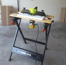 Electric aluminum benchtop router table. Diy Portable Router Table Novocom Top