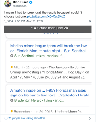The Florida Man Challenge Most Hilarious 19 Tweets