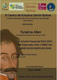 Acto de graduación II Cohorte Presencial 2024-2025 Diplomado VIDA Y OBRA  DEL LIBERTADOR SIMÓN BOLÍVAR Teatro "Carlos Escarra" Puerto la Cruz  19/09/2025 https://www.facebook.com/share/p/1Fw8B8uK8i/
