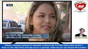 Reportagem Record sobre rua 7 Vicente Pires