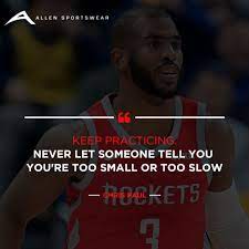 Well Said By Chris Paul He Is One Of The Highest Paid Athletes In The Nba For Good Reason He Is A Sev Sports Quotes Sport Quotes Motivational Team Coaching
