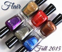 Zoya Fall 2015 Flair Collection Swatches Review All