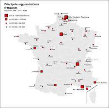 Versailles situé environ 21 kilomètres à l'ouest de la ville de france. Map Of France Departments Regions Cities France Map