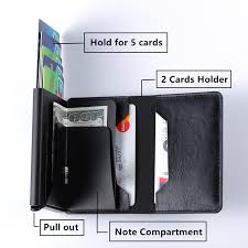Free shipping on orders over $25 shipped by amazon. Bisi Goro 2020 Business Id Credit Card Holder Men And Women Metal Rfid Vintage Aluminium Box Pu Leather Card Wallet Note Carbon Dealclock