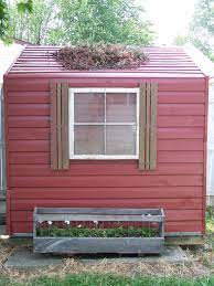 My Metal Shed Redo Metal Shed Shed Makeover Backyard Sheds