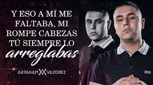 Letra Dos Desconocidos Abraham Vazquez Lyric Video Youtube