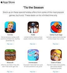It is the best source to get hacked games and apps on ios without jailbreak. Apple Promotes Holiday Bonuses In Games Like Fortnite And Minecraft Macrumors