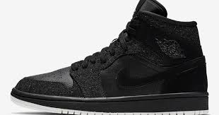 Black And White Jordan 1 Mid Womens Pin On Footwear