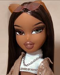 Bratz Aesthetic Black Bratz Doll Sasha OOAK Bratz Sasha With Posable Body  Doll (Black, Pink, And