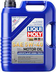 Liqui moly, бочка, вязкость sae: Liqui Moly 2332 Leichtlauf High Tech 5w 40 Engine Oil 5 Liter By Liqui Moly Amazon De Auto