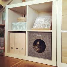 Felt Cat Cave Fits Into Ikea Expedit And Kallax Cat Cube Felt Cat Bed Cat House Pet Bed Small Puppy Bed Pet Furniture Cat Cube Pet Furniture Ikea Cat