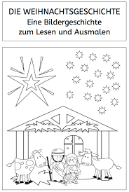 Schöne und besinnliche geschichten zum vorlesen oder erzählen, für kinder und erwachsene. Weihnachtsgeschichte Bildergeschichte Zum Lesen Und Ausmalen