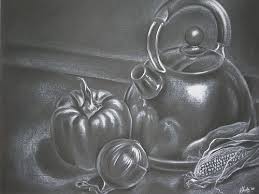 Black And White Still Life Drawing Http Www Scenethis Com Au Std Kettle Jpg Black Paper Drawing Still Life Drawing Black Paper